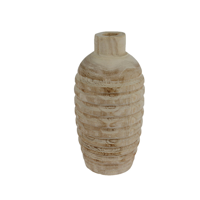 Kaemingk Vase Paulownia Wood