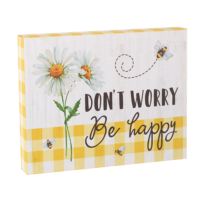 Heaven Sends Dont Worry Be Happy Plaque
