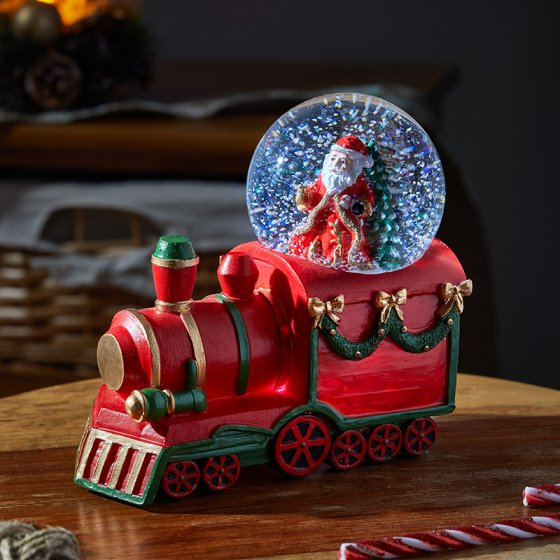 Smart Garden 8Cm All Aboard! Santa'S Locomotive Snowspheres