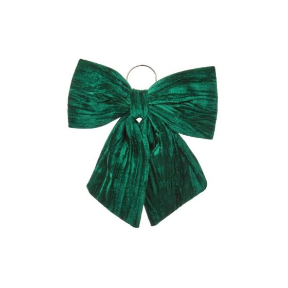 Smart Garden 22Cm Velvet Bow - Emerald