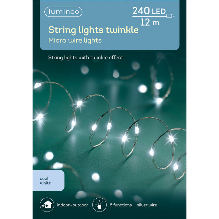Kaemingk Micro LED Cool Twinkle Stringlights (1195cm)