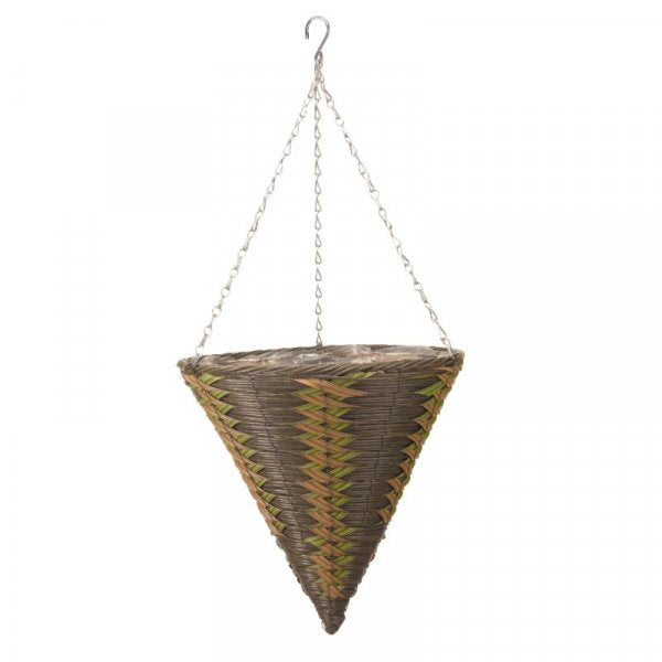 Smart Garden 14” Safari Faux Rattan Cone