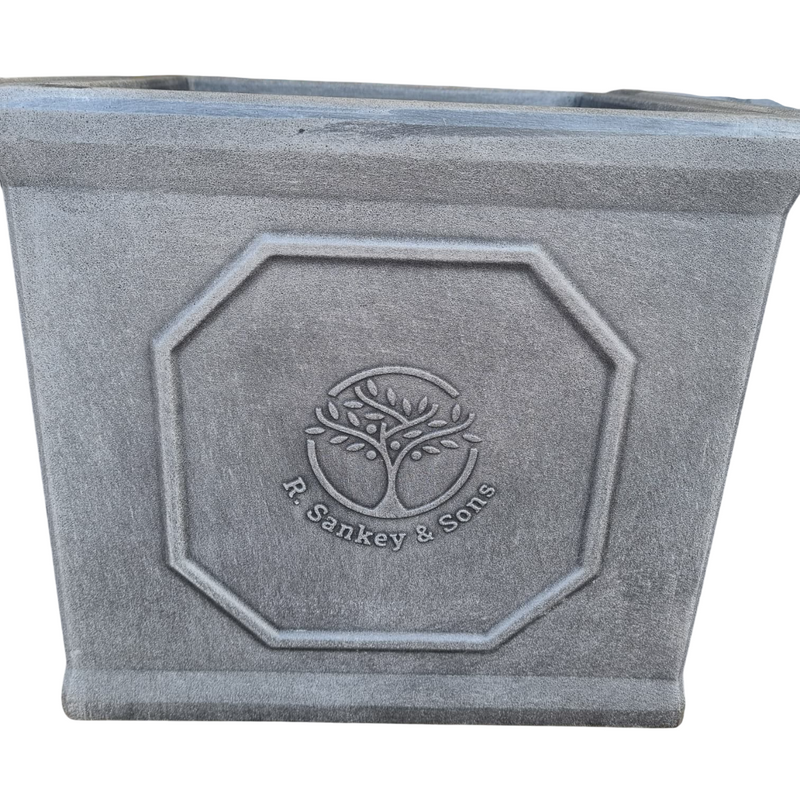 Strata Heritage Large Square 38cm Pewter