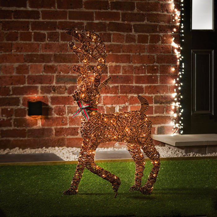 Premier 120 LED's Walking Reindeer (105cm)