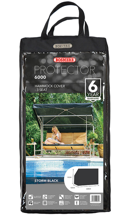 Bosmere Protector 6000 3 Seat Hammock Cover - Storm Black