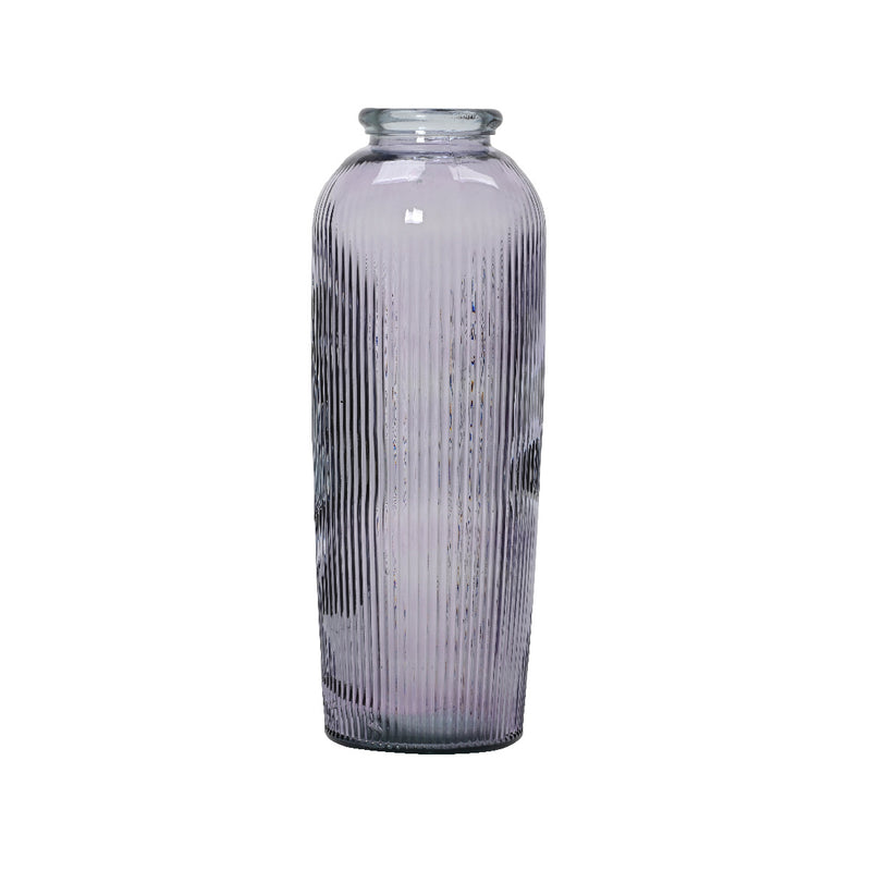 Kaemingk Purple Vase Recycled Glass