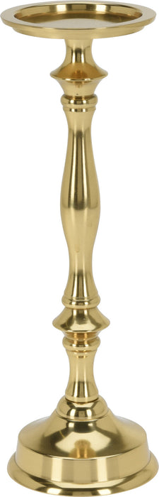 Candle Holder Aluminium Colour Gold 313mm