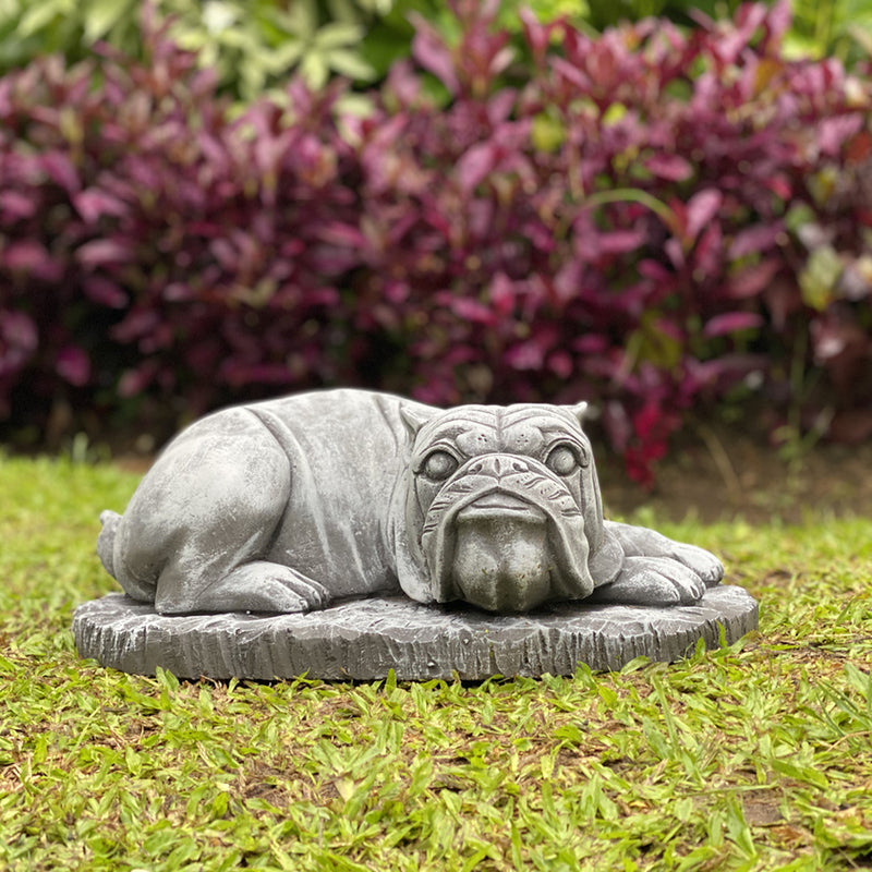 Lying Bulldog 38cm