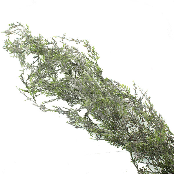 Sage Décor  Cedar Garland Frosted 130Cm