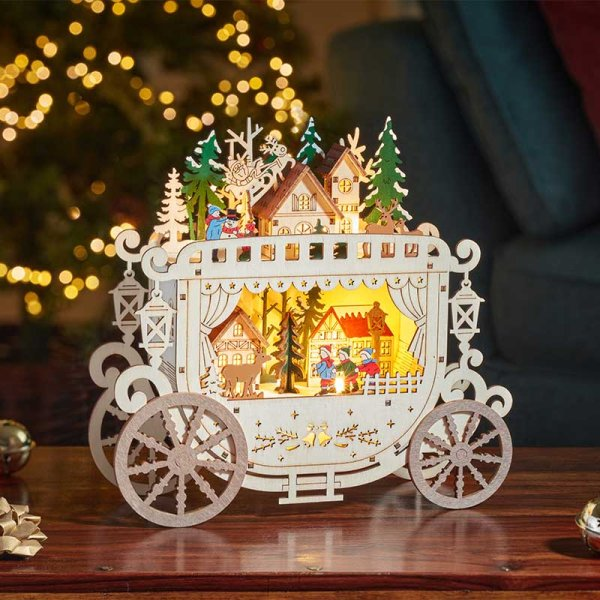 Smart Garden Inlit Christmas Carriage