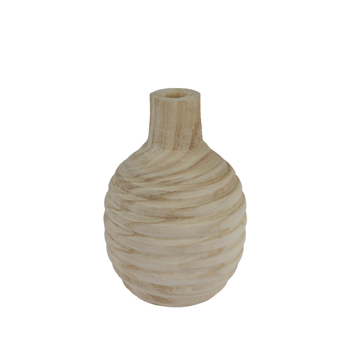 Kaemingk Vase Paulownia Wood