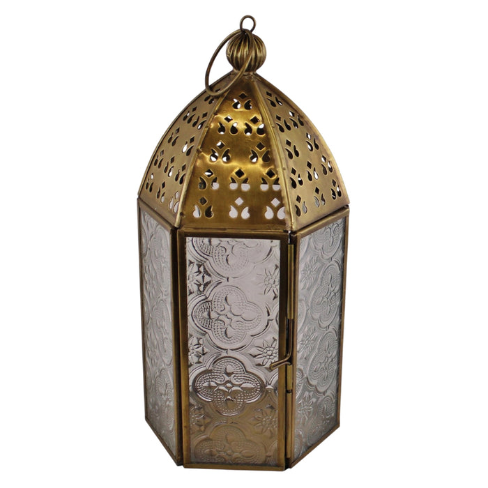 Sifcon 21.5x10cm Kasbah Brass Lantern