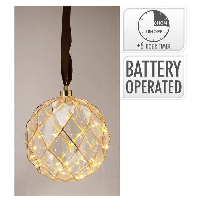 Koopman Ball Hangdeco LED 20Cm