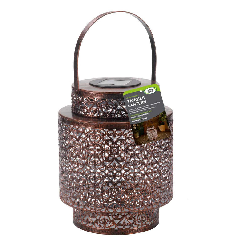 Smart Solar Tangier Lantern Warm White