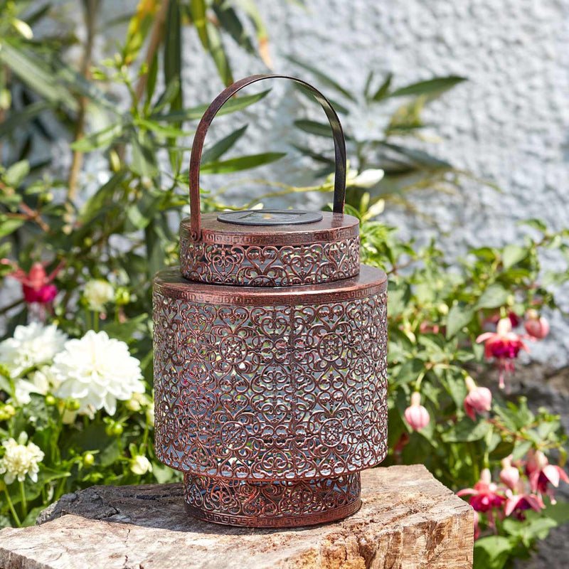 Smart Solar Tangier Lantern Warm White