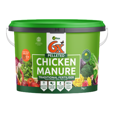 Vitax 6X Pelleted Chicken Fertiliser 7kg