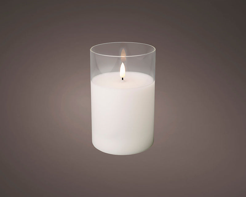 Kaemingk-Candle-In-Glass-With-LED-Wick-Battery-Operated-H15cm-Dia10Cm